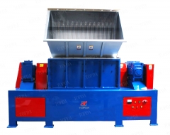 Dual Shredder Woven Bag rubber tire coconut Recycling Machine TOPDA