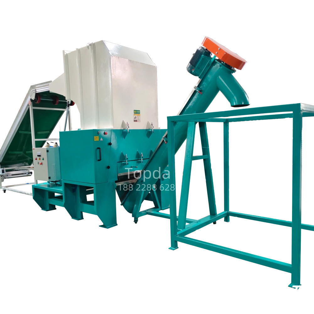 Topda plastic crusher plastic recycling machine