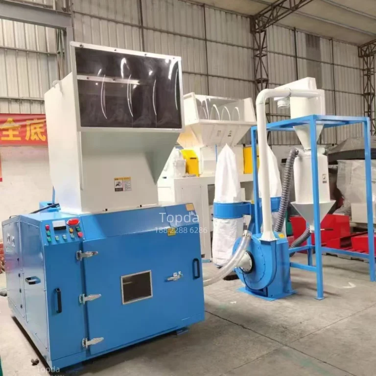Topda plastic crusher recycling machine