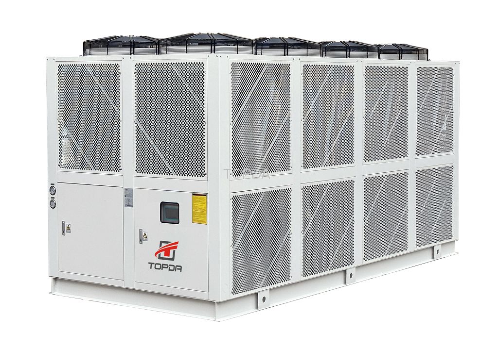 SCREW AIR COOLED WATER CHILLER FOR PLASTIC AND RUBBER MIDECINE BUSINESS