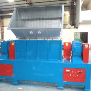 plastic grinding shredder machine dual shaft